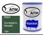 Preview: BMW, Dunkelgrün Metallic, 164: 500ml Lackdose, von ATW Autoteile West.